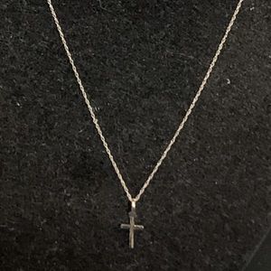 14k 10k white gold necklace